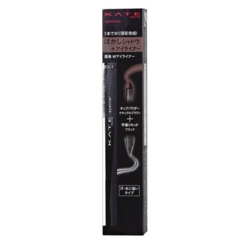 Eye Liner có đầu lông và đầu mút để tán KATE DUAL LINER N EX-1